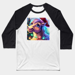 Cute Horse Drawing Baseball T-Shirt